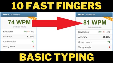 10 fast fingers|Typing Competition .